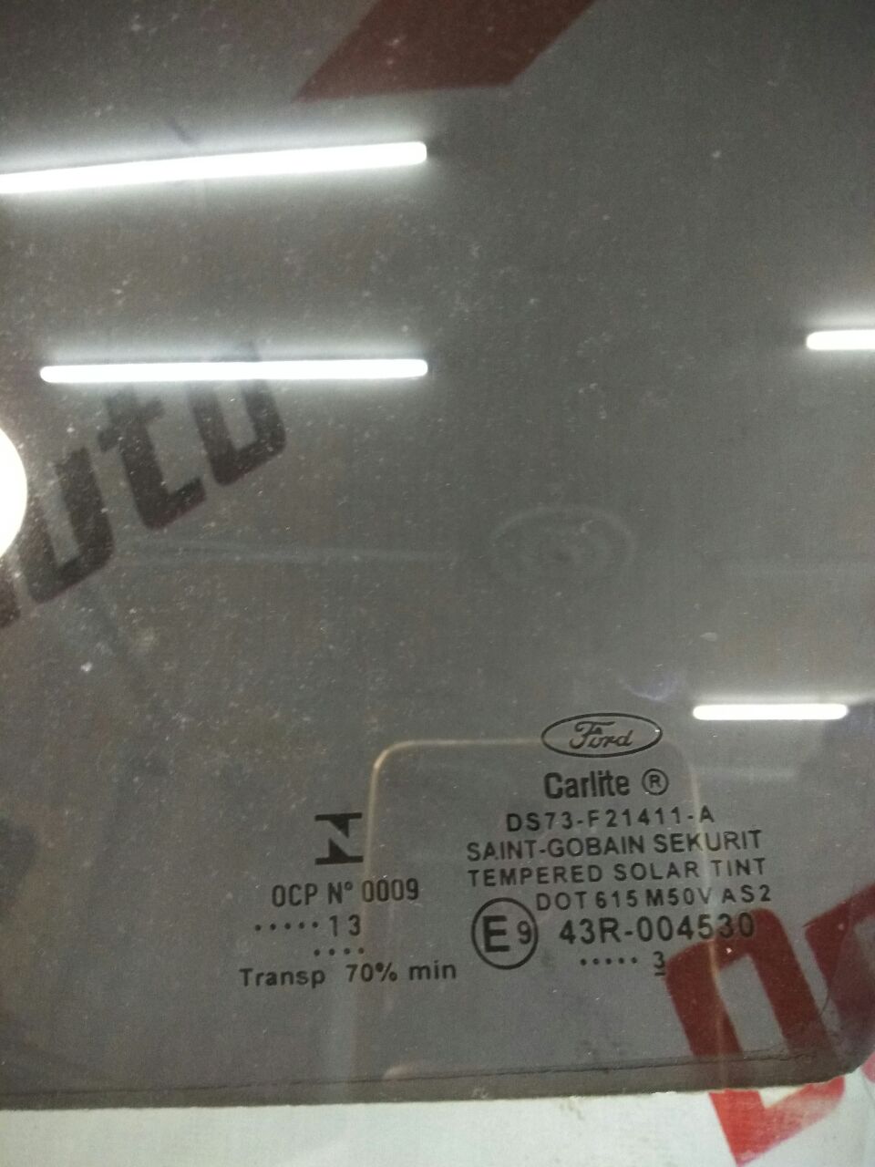 geam uși fumuriu față stânga pentru Ford Fusion · 2014–2015