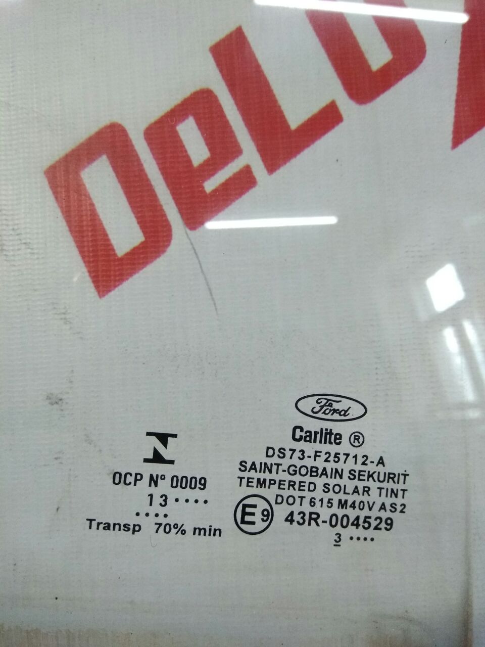 Стекло двери заднее правое для Ford Fusion · 2014–2015